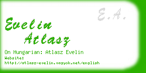 evelin atlasz business card